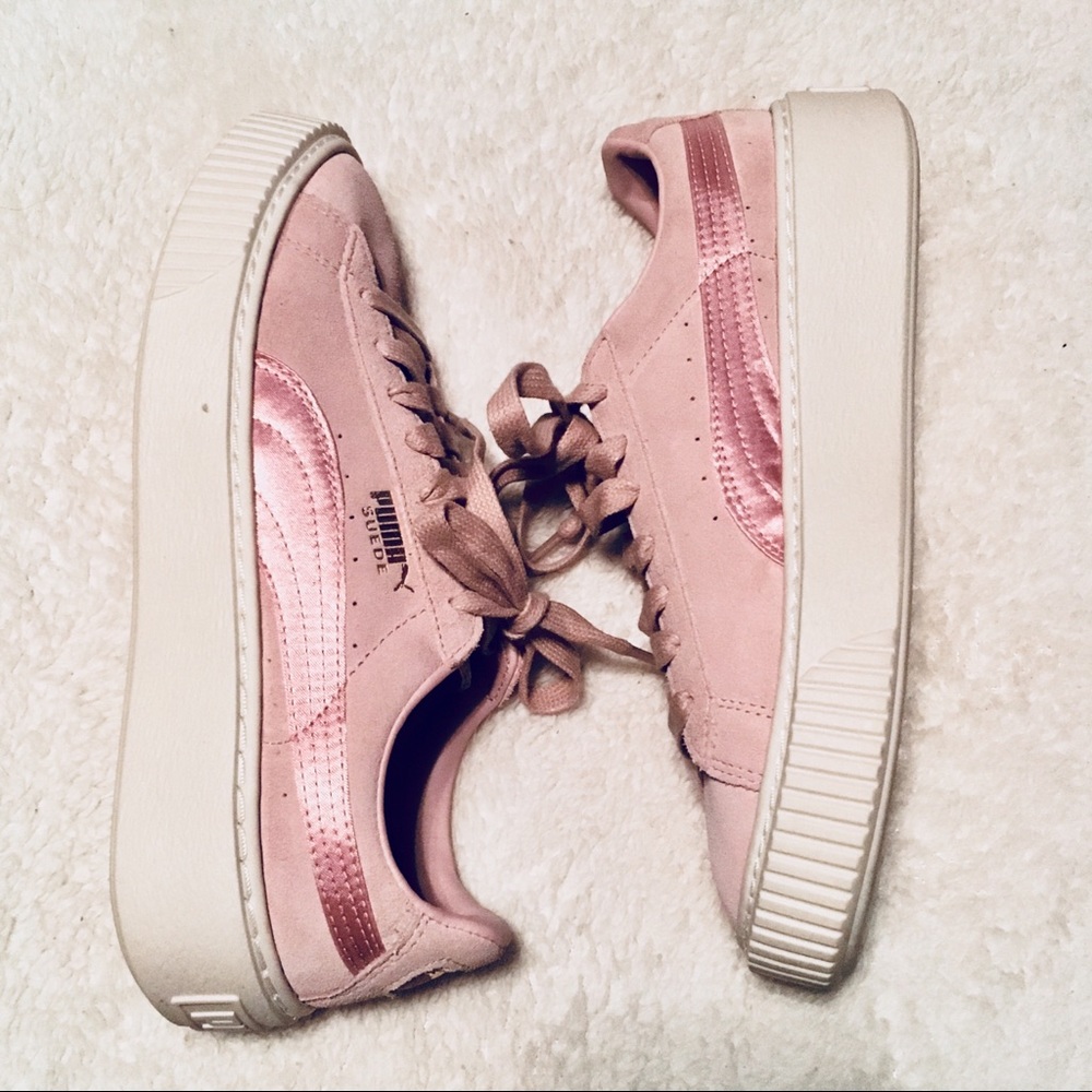 Pink Suede Classic Puma Sneakers